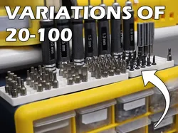 Hex bit holders (20 to 100)