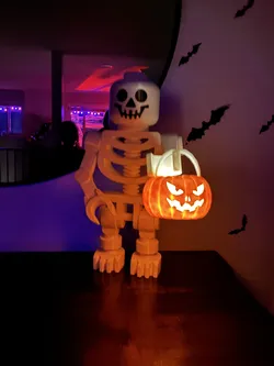 Jack-o-Lantern for Lego Skeleton