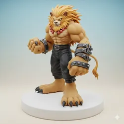 Leomon Digimon Creature Model