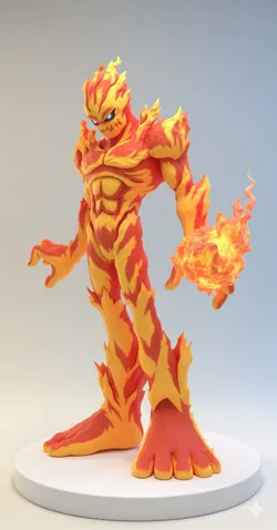 Meramon Digimon Creature Model