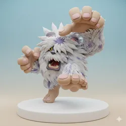 Mojyamon Digimon Creature Model