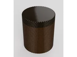Plain or templar symbol box with screwed top