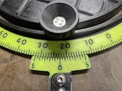 Precise Angle Miter Gauge with 0.05 Degree Vernier Scale