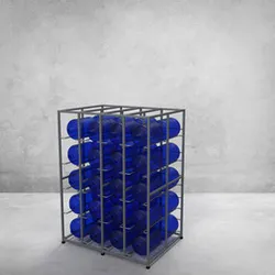 Rack metálico de garrafones