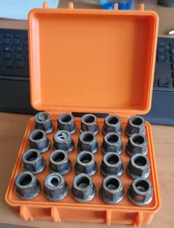Rugged Box for wheel-Screws