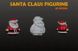 Santa Claus Figurine – 3D Printable Christmas Decoration