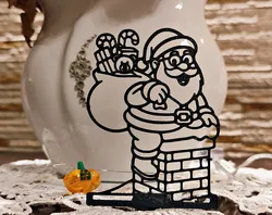 Santa in the Chimney – Festive 3D Print Decor