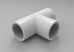 Tee pipe fitting