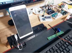 Wooden monitor stand from daiso Add-On