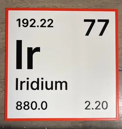 XL Periodic table of elements tiles