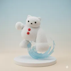 Yukidarumon Digimon Creature Model