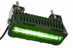 27W LED Type E Forklift Zone Light - Pedestrian Safety - Green Light - 10-100V DC - Aluminum Alloy