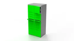 3D Model Design of Vertical Simple Express Cabinet