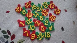 adventní čísla (advent tags)