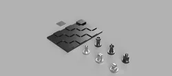 Board Games & Card Games STL Descărcare - Șah Mini Prince (variantă a șahului tradițional) - RconR3D