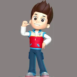 Characters & Creatures STL تنزيل - رايدر باو باترول رايدر - LoveModels