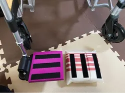 Cover for wheelchair footrest