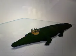 Crocodile with Crown