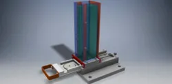 Device to separate thin parts into sets