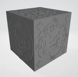 Free Test Models STL Download - test cube level 4by Mustafa Karagöz