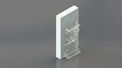 Grid wall unit with Accessories