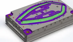 Injection mold. 2 Cavity auto aftermarket window guards