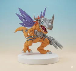 MetalGreymon Digimon Creature Model