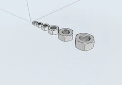 Nuts DIN934 (ISO4032)