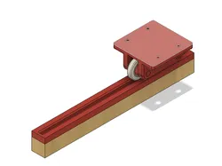 Open Drawer - a Guided Rail Carriage System - Roller Edition