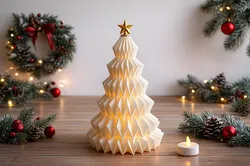 Origami Inspired Christmas Tree