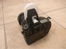 Pop-up flash diffuser for Nikon D7200