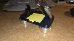 Post it note desk organizer