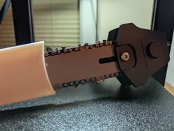 Safety holster for 6 inch chainsaw adapter
