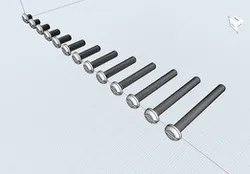 Screws DIN85 (ISO1580)