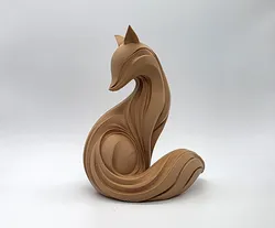 Slender Fox Sculpture