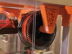 Spool holder for IKEA LACK Enclosure