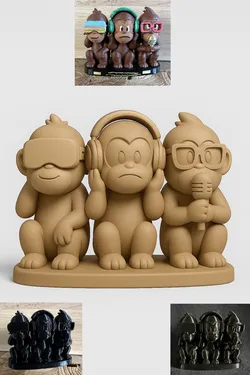 The Three Geek Wise Monkeys