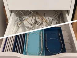 Ultimate knitting needle storage system (Gridfinity)