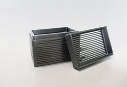 Vented Box with Snap-On Lid!