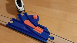 Wooden train switch (Brio, Playtive, Lillabo, ...) - slightly over engineered