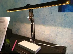 Articulating modular piano desk lamp
