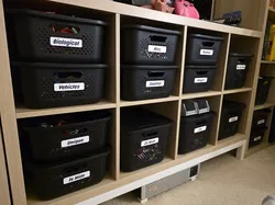 Brightroom Plastic Bin Labels
