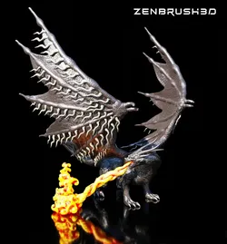 Characters & Creatures STL Download - DRAGÓN ANTIGUO DARKSOUL 3D PRINTING MODEL STLby ZENBRUSH3D