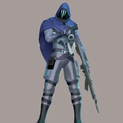 Characters & Creatures STL Download - Omen - Valorantby LoveModels