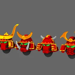 Cyber Samurai V10 Primus Samurai Helmets