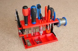 Desktop Tool Rack Organiser for small hand tools
