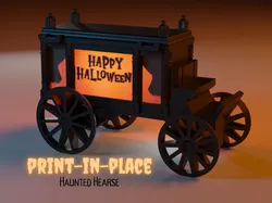 Haunted Hearse - Print-in-Place