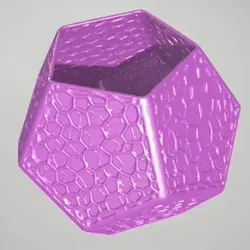 Home Decorations & Ornaments STL Download - Dodecahedron voronoi vaseby Edna Lab