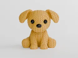 Knitted Dog
