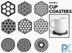 Minimal Cup Coasters